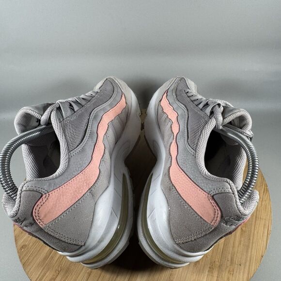 Nike Air Max 95 GS Womens 8.5 (Youth 7) 310830-011 Running Shoes Pink Grey - Picture 5 of 8